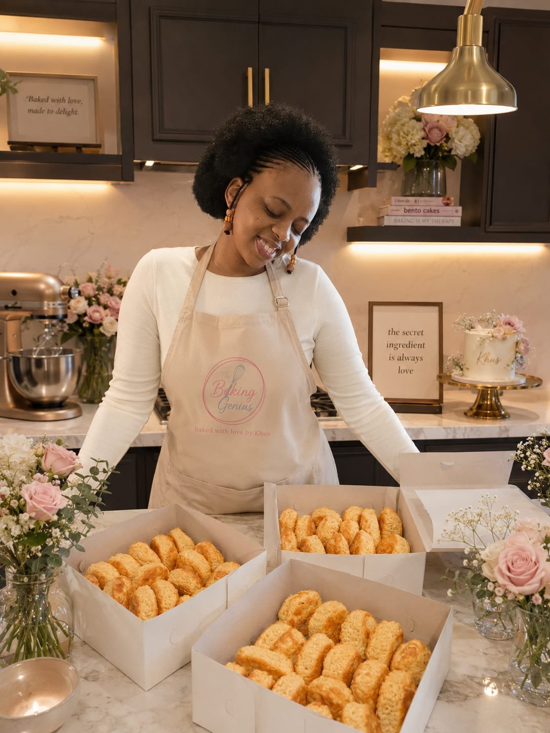 Khusela Kgalane, Founder of The Baking Genius